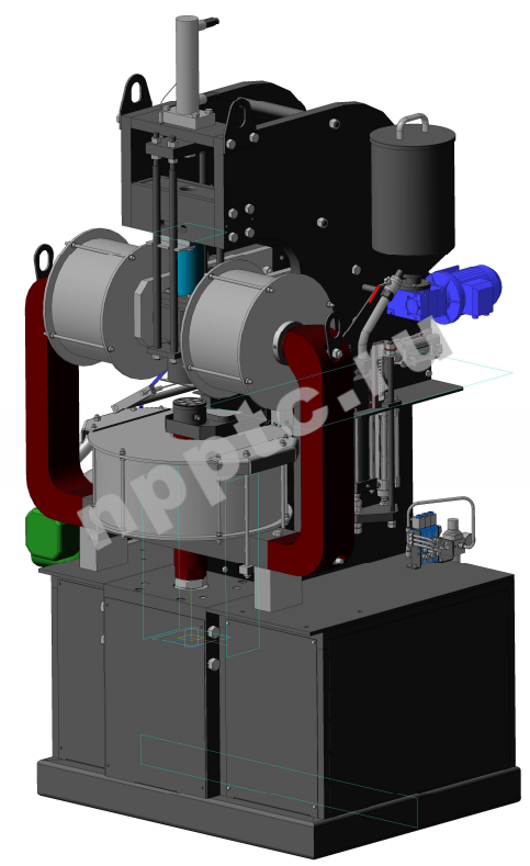 Магнитный пресс для прессования ферритов Магнетон-40