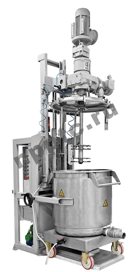 Смеситель СД-500 с нагревом и вакуумированием смесительной емкости.