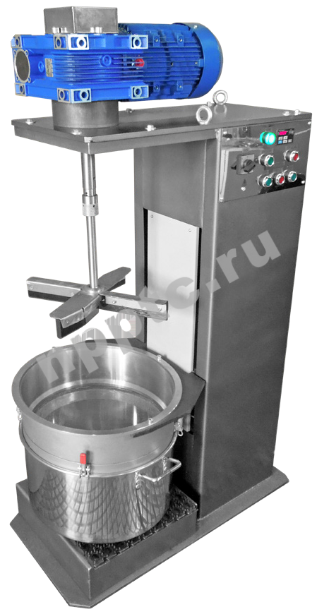 Протирочное сито ПС-400 с рабочей камераой в рабочем положении