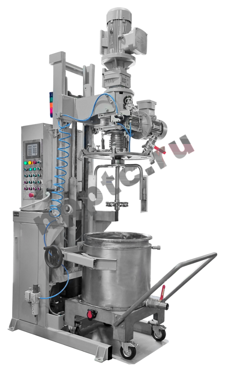 Смеситель для шликера с подъемом – опусканием мешалок
