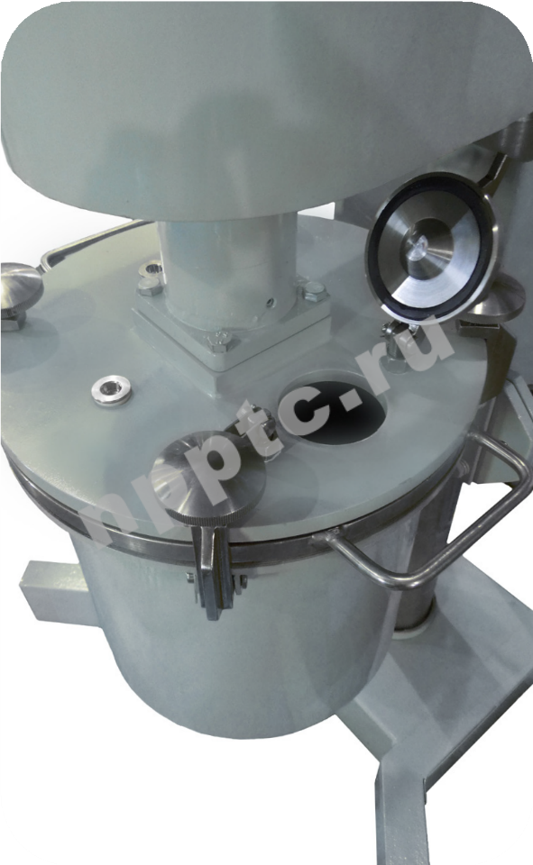 Диссольвер СДИ-10 для смешивания водных керамических шликеров с рубашкой нагрева/охлаждения смесительной емкости.
