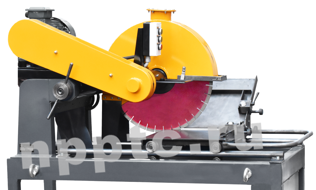 Станок для резки футеровочных кирпичей и огнеупоров