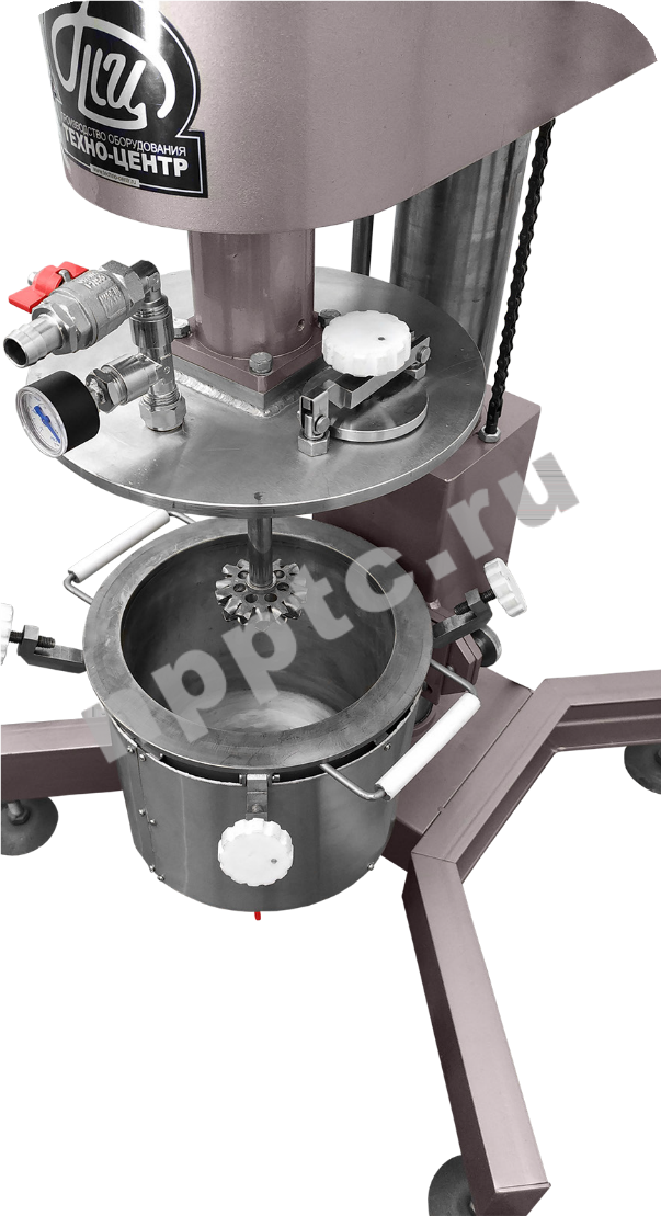 Диссольвер СДИ-10 для смешивания алюминиевых паст.