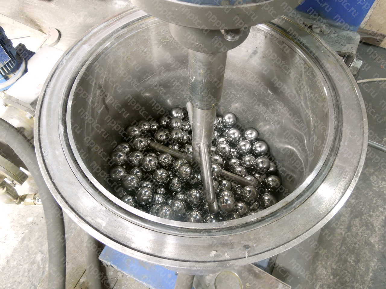 Пробный размол полимерных гранул ПВД 