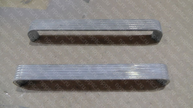 Пробная мокрая галтовка алюминиевых изделий