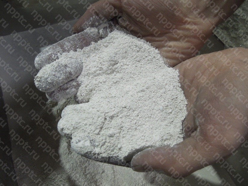 Эксперимент по дроблению кусков спеченного стеклопорошка