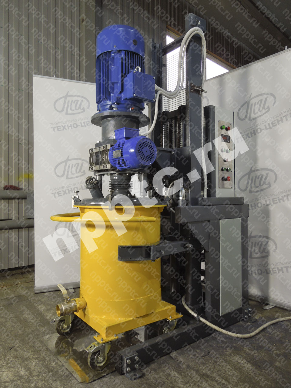 Смеситель-диспергатор СД-100-КН с куттерным ножом