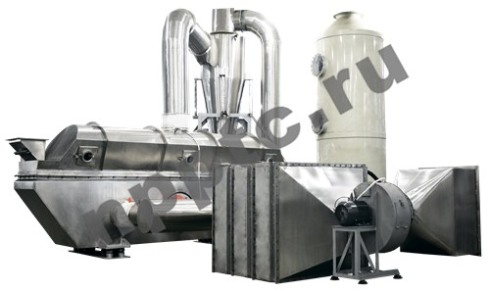 Фото - линия сушки в псевдоожиженном слое