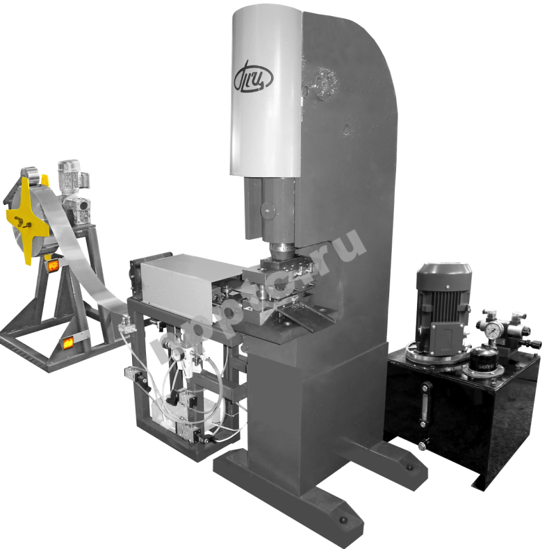 Линия для штамповки изделий из штрипсы