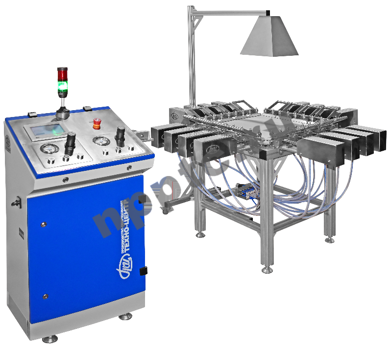 Стол натяжения сетки с пультом управления и сушильной лампой